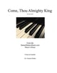 Come, Thou Almighty King - for easy piano piano sheet music cover
